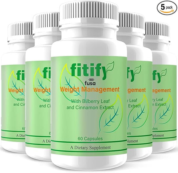 (5 Pack) Fitify Advanced Formula – Maximum Strength Dietary Supplement for Health & Wellness (300 Capsules)