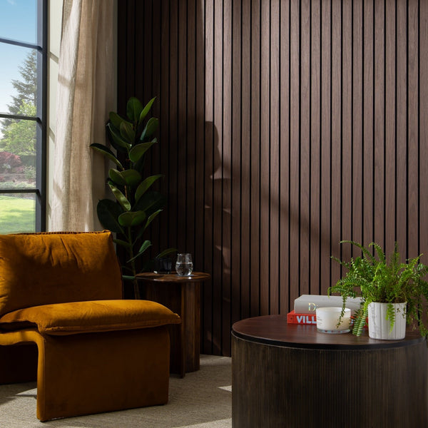 SlatWall Grand Acoustic Black Walnut Panel