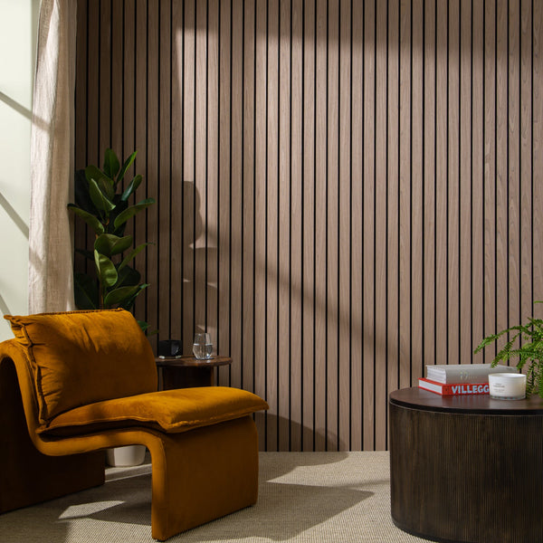 SlatWall Grand Acoustic Walnut Panel