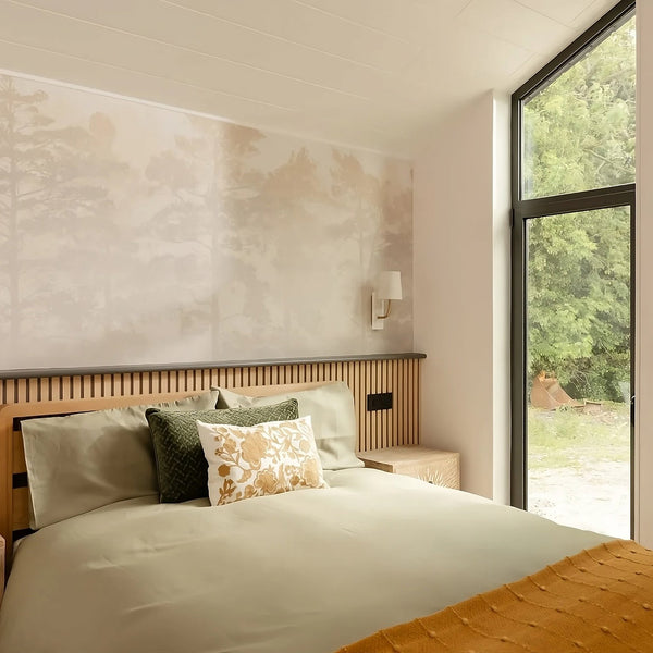SlatWall Half Height Natural Oak Panel