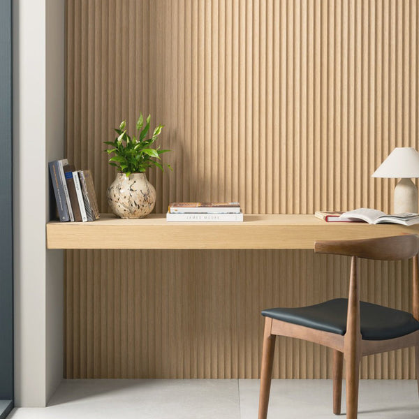 Arborelle Natural Oak Fluted Wall Panel