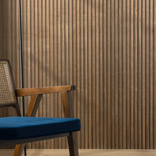Arborelle Walnut Fluted Wall Panel