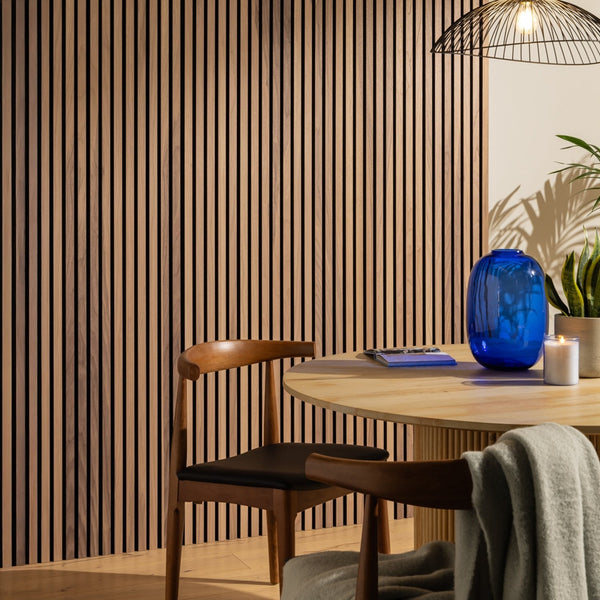 SlatWall Acoustic American Walnut Panel