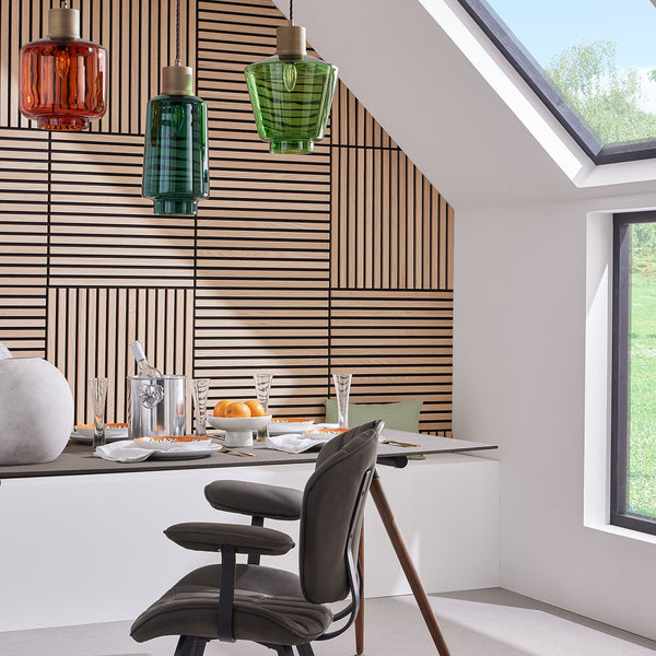 SlatWall Mini Natural Oak Panel