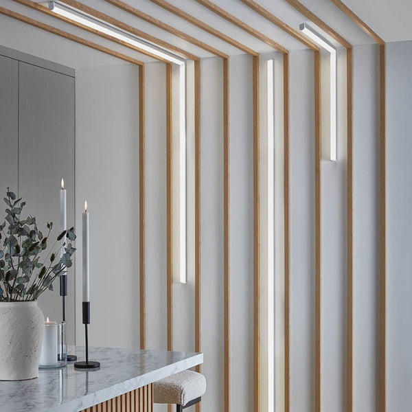 SlatWall Waterproof Natural Oak Individual Slat
