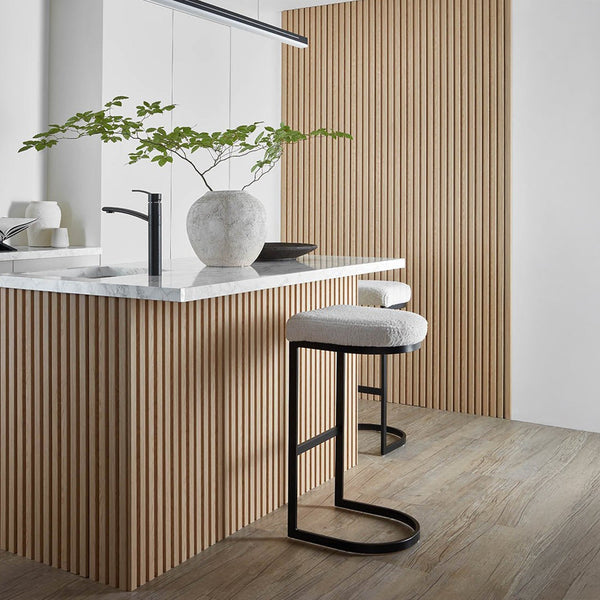 SlatWall Waterproof Natural Oak Panel